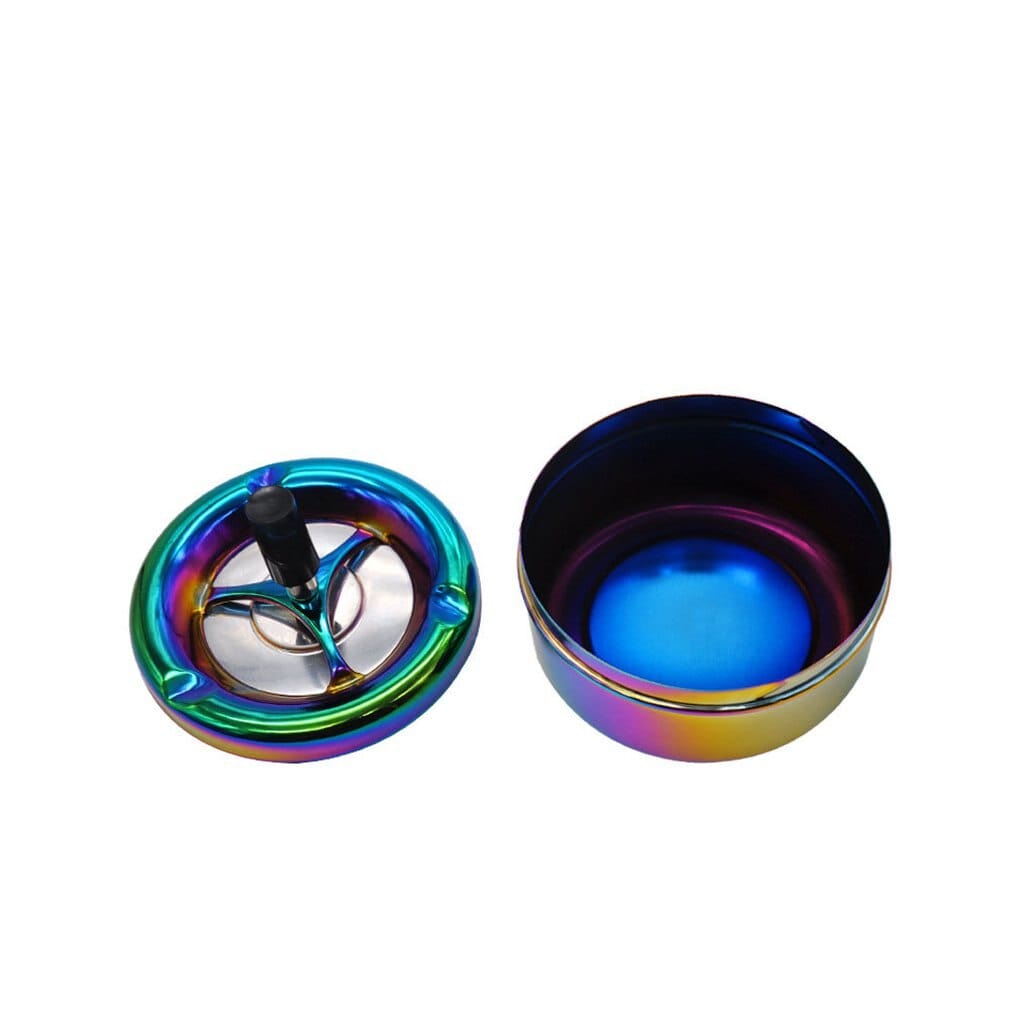 Druckaschenbecher Metall