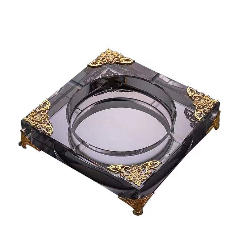 Alter Glas Aschenbecher