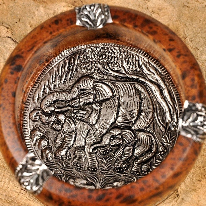 Aschenbecher Aus Altem Holz