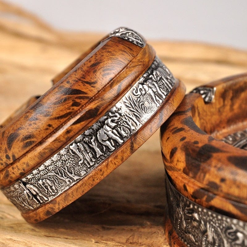 Aschenbecher Aus Altem Holz