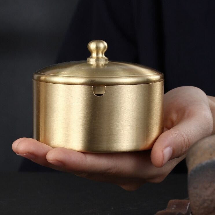 Aschenbecher aus Altkupfer