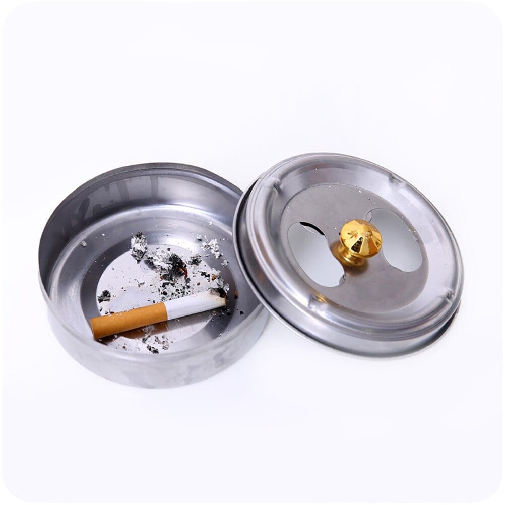Aschenbecher aus Edelstahl