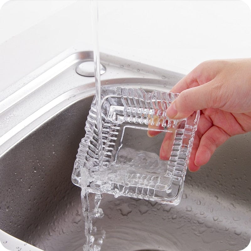 Aschenbecher aus Glas quadratisch