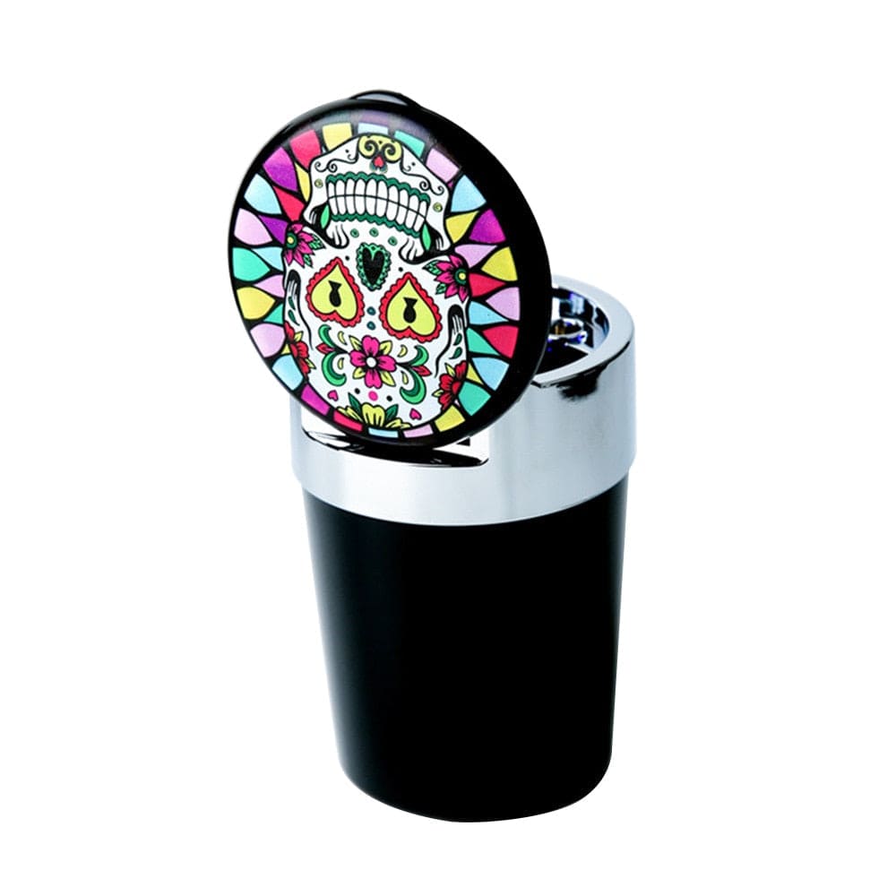 Aschenbecher Auto Mexikanischer Totenkopf