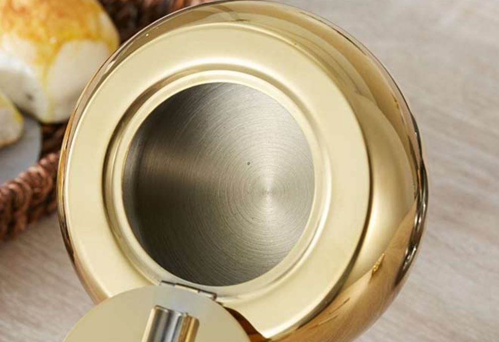 Aschenbecher Farbe Gold