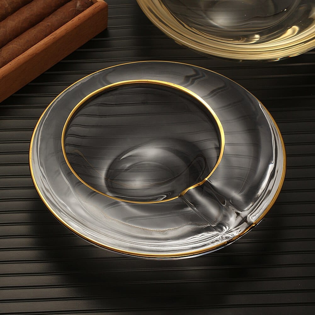 Aschenbecher für Zigarren im Kristallstil