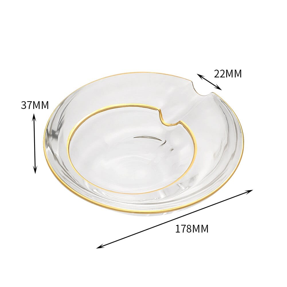 Aschenbecher für Zigarren im Kristallstil