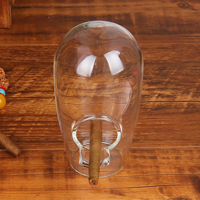 Aschenbecher Glas Art Deco