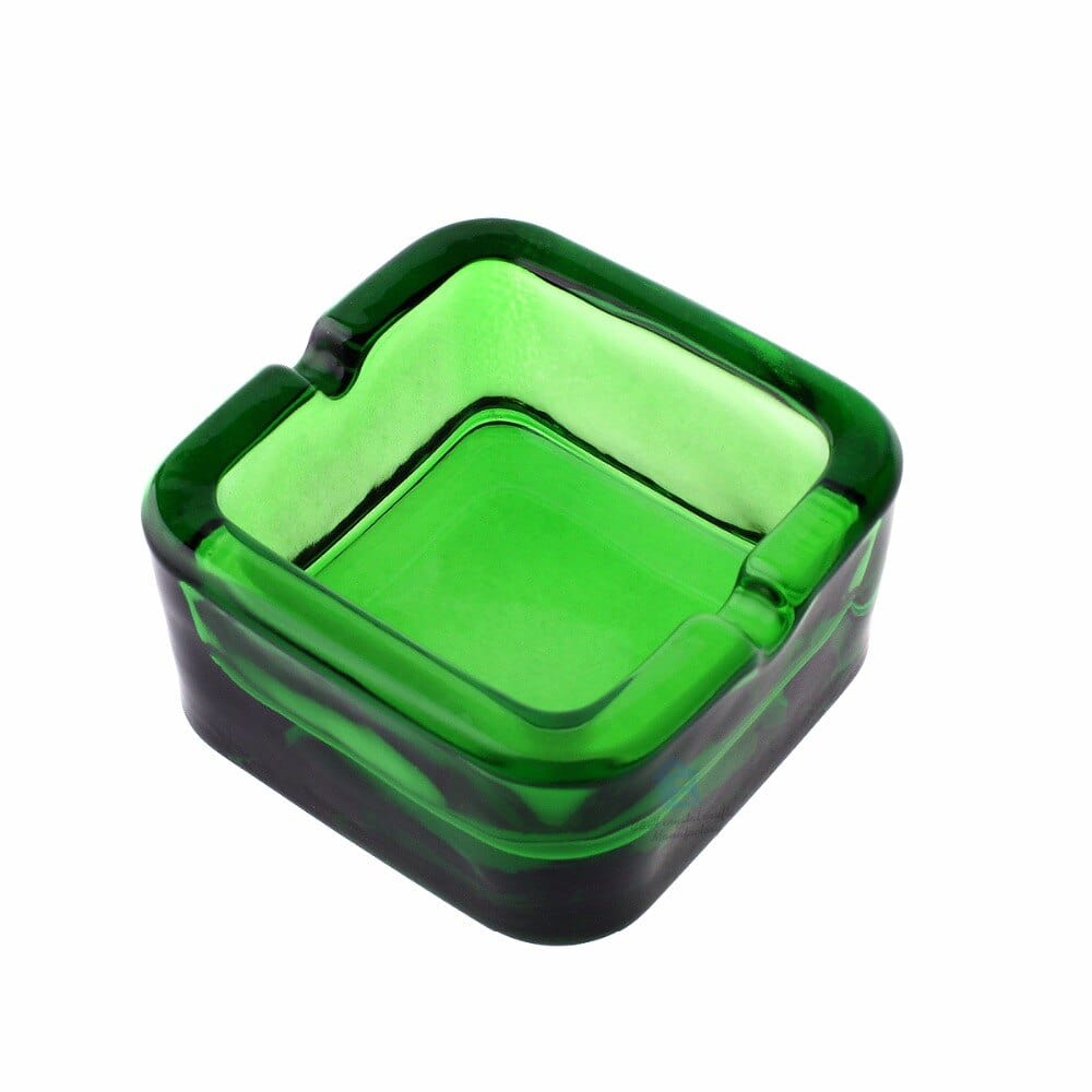 Aschenbecher Glas Grün