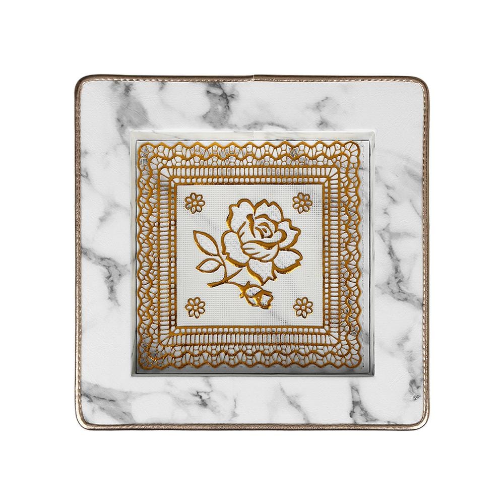 Aschenbecher Marmor Weiß