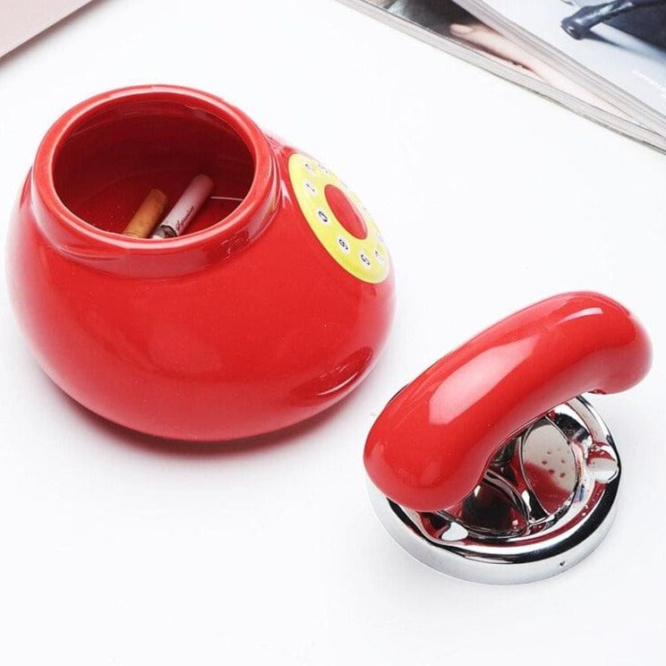 Aschenbecher mit Druckknopf Fantasy