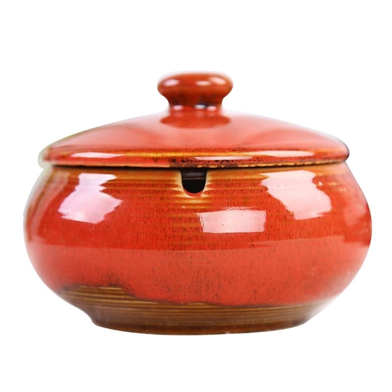 Aschenbecher Outdoor Orange