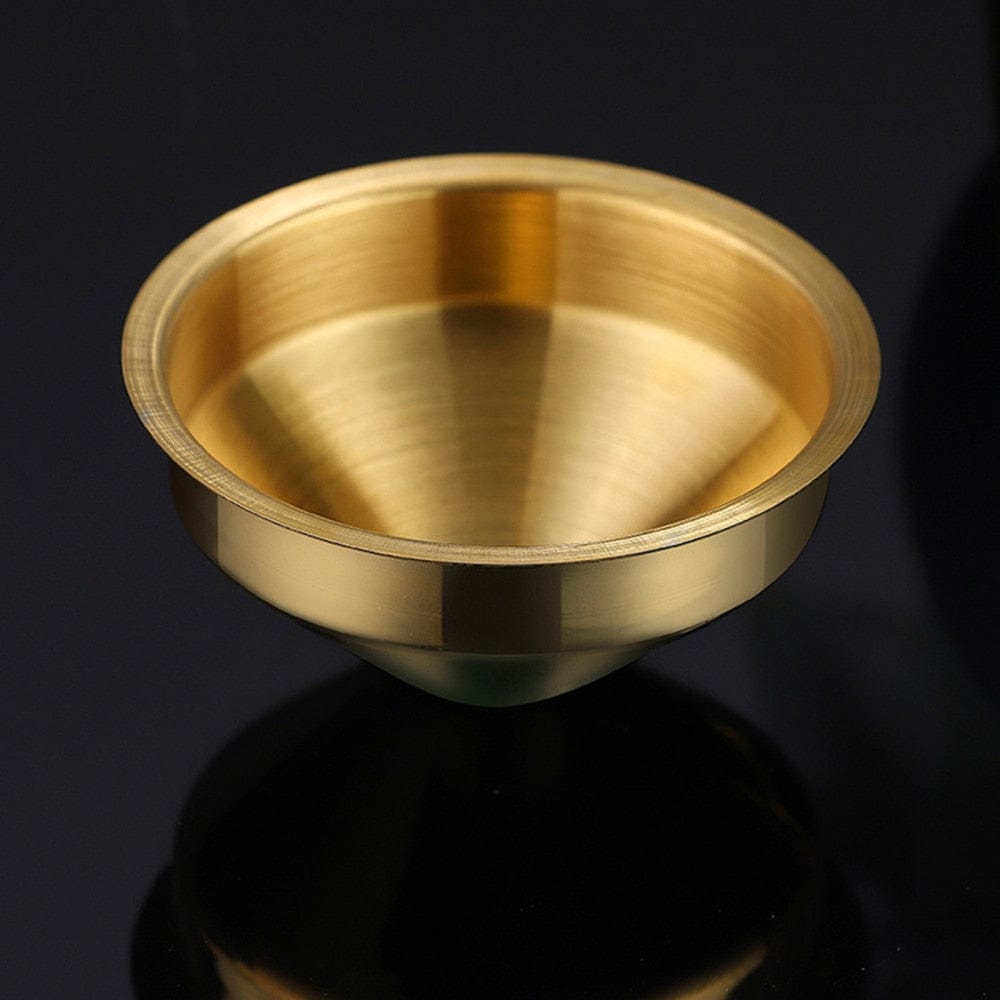 aschenbecher schwarz metall