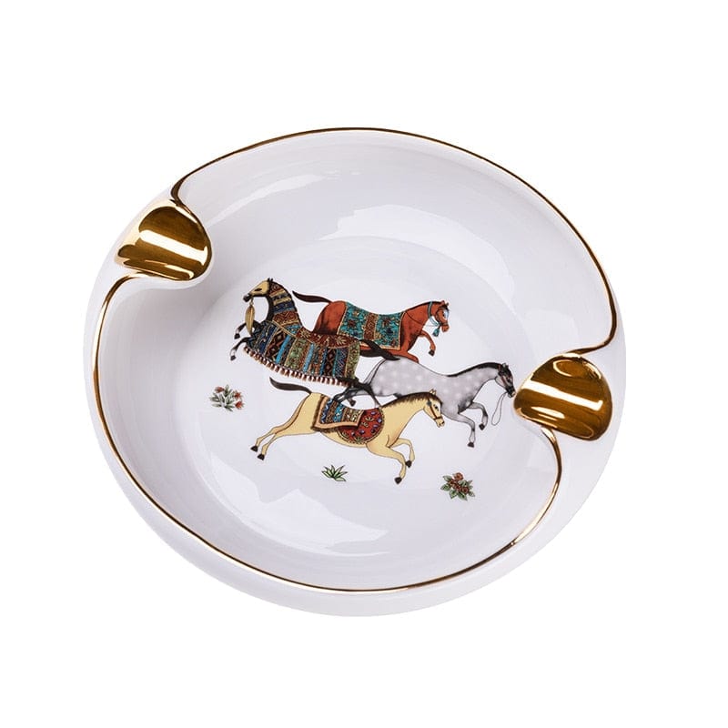 Aschenbecher Zigarre Weiß