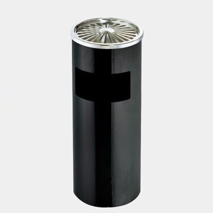 Außenascher mit Mülleimer