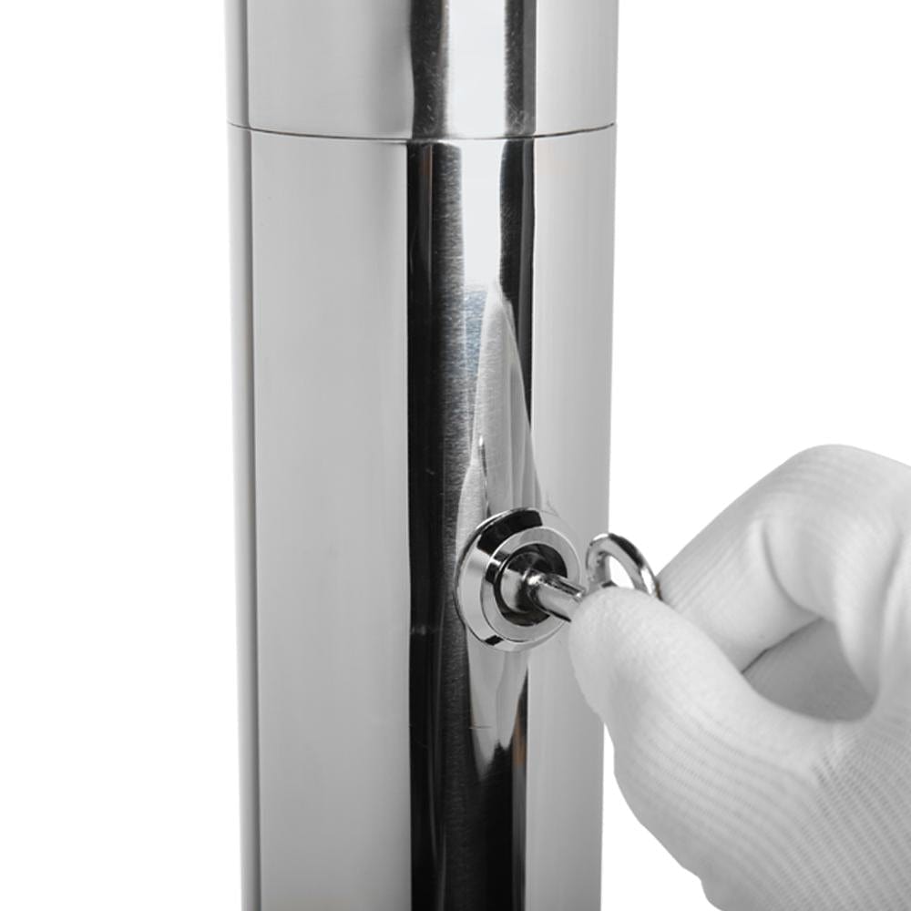 Bodenbefestigter Außenascher