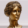 Bronze Aschenbecher Nackte Frau
