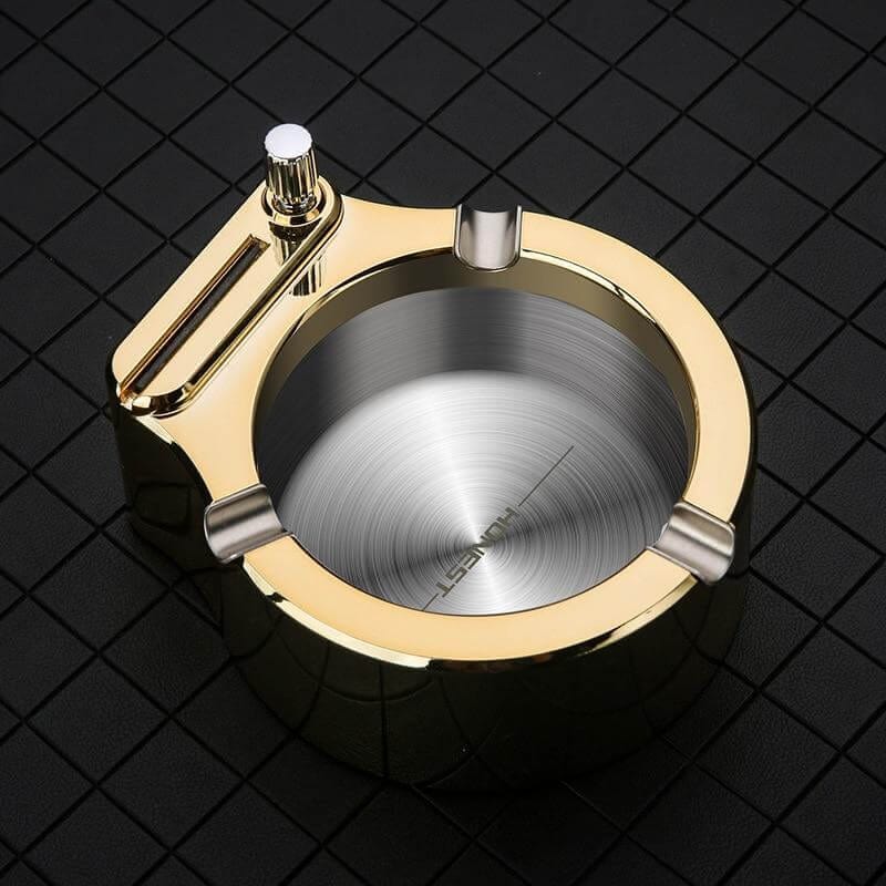 Design Aschenbecher Edelstahl