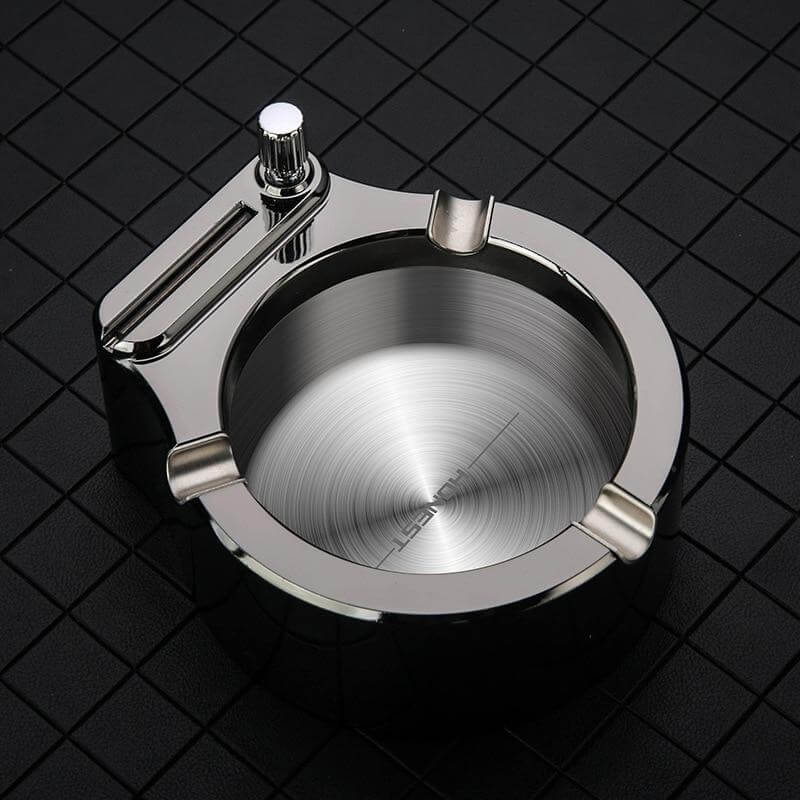 Design Aschenbecher Edelstahl