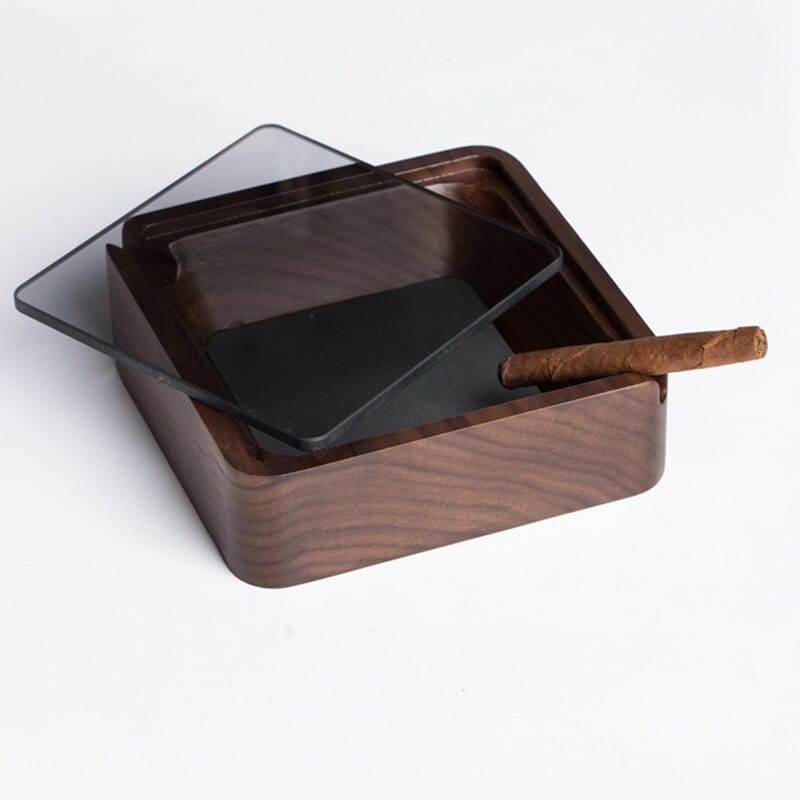 Großer Aschenbecher Holz