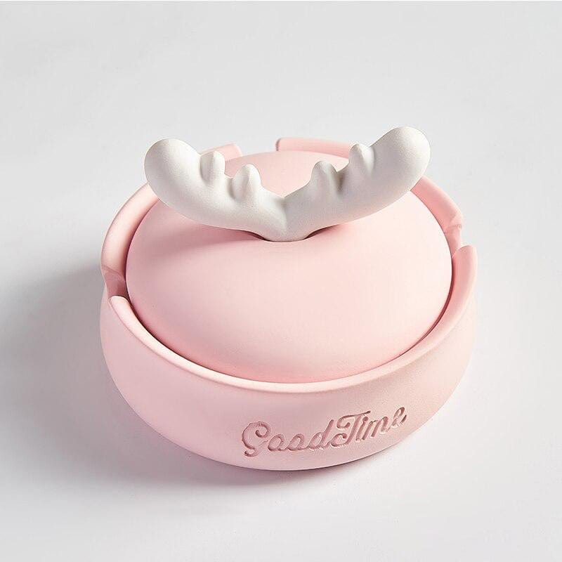 Hellrosa Aschenbecher