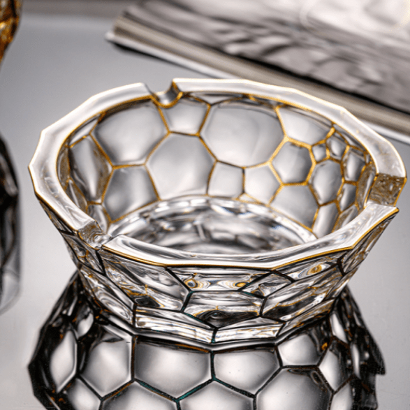 Kristall Vintage Aschenbecher