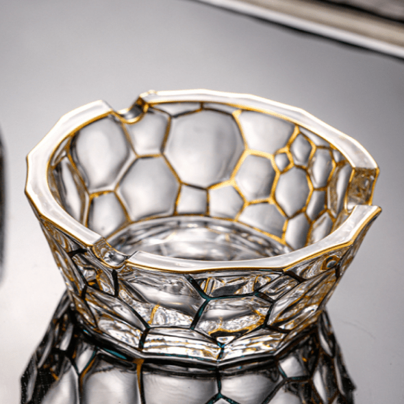 Kristall Vintage Aschenbecher