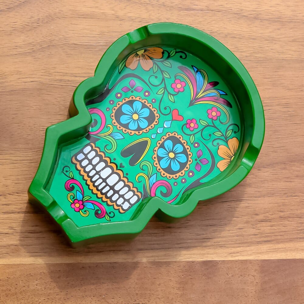 Totenkopf Aschenbecher Gothic