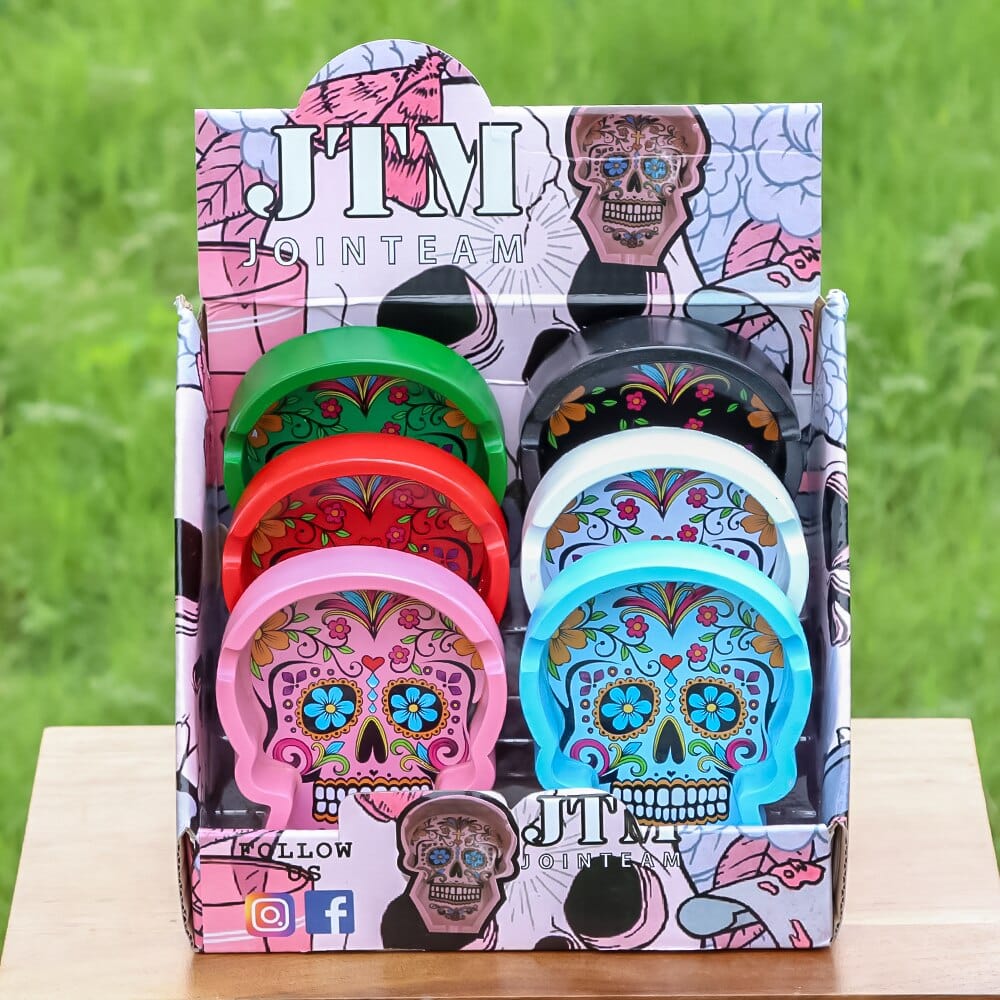 Totenkopf Aschenbecher Gothic