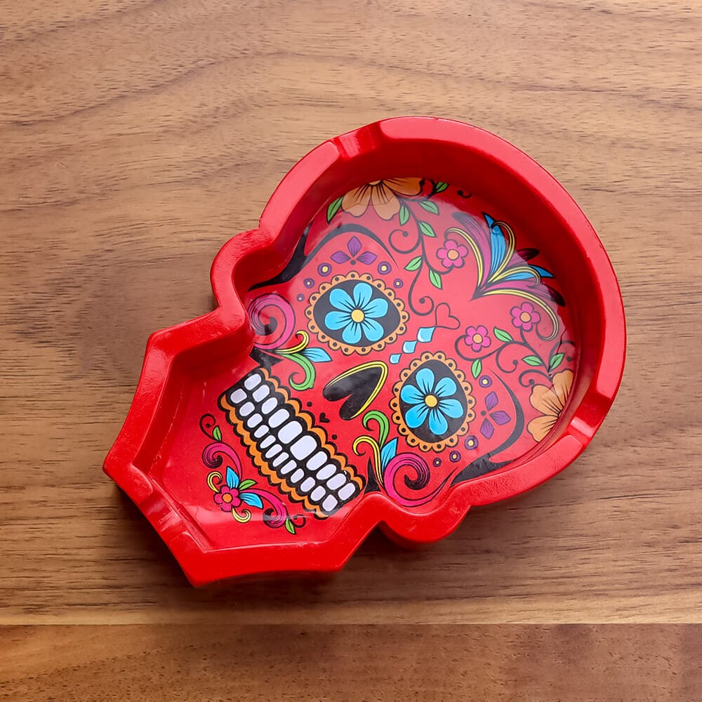 Totenkopf Aschenbecher Gothic