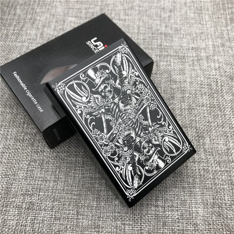Zigarettenetui Totenkopf